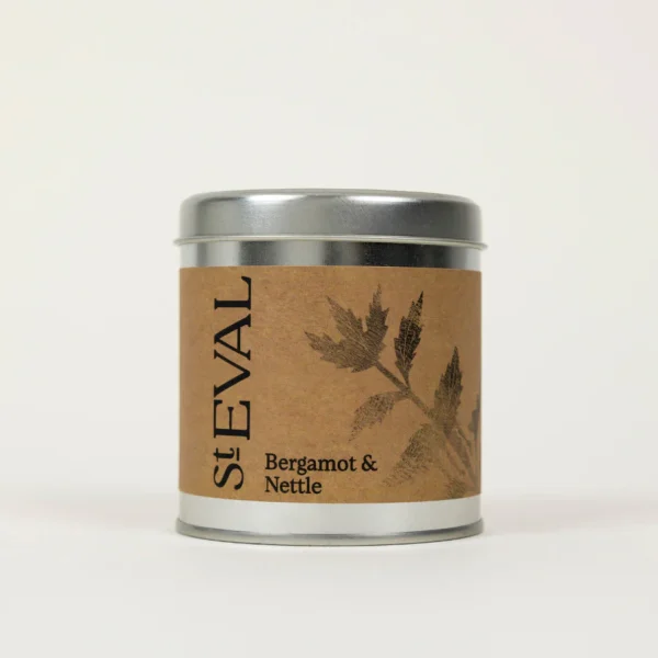 Bergamot & Nettle Scented Tin Candle by St Eval
