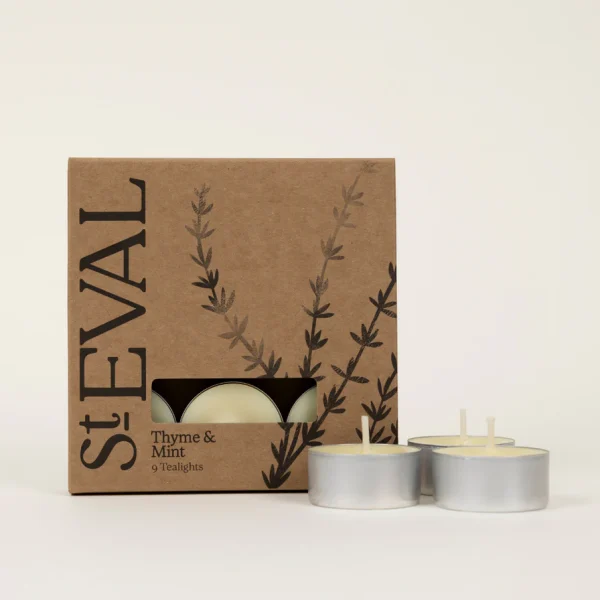 Thyme & Mint Scented Tealights by ST Eval