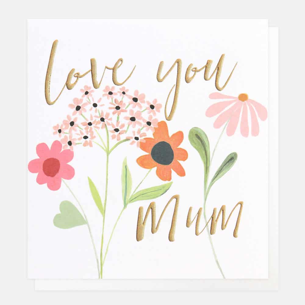 love you mum card
