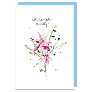 sympathy card by louise mulgrew