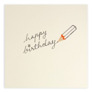 birthday pencil by ruth jackson