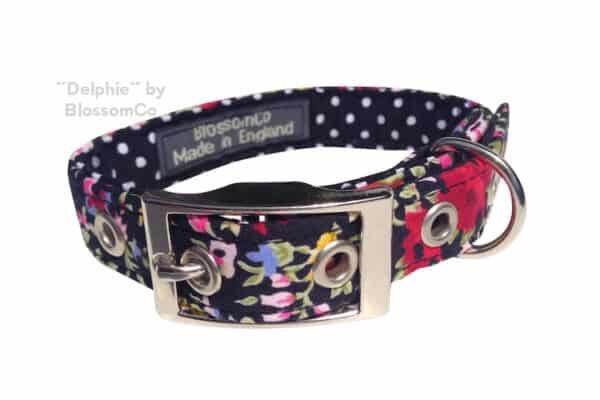 Delphie Dog collar by BlossomCo