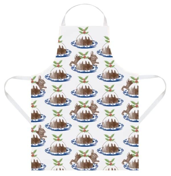 Christmas pudding apron by thornback & peel