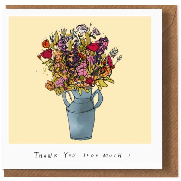 thanks a bunch card by katie cardew