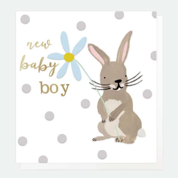 bunny new baby bot card