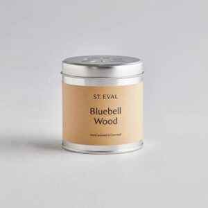 Bluebell wood scented tin candle by st eval