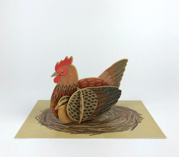 Pop-Out Chicken Card by Alice Melvin - Image 2