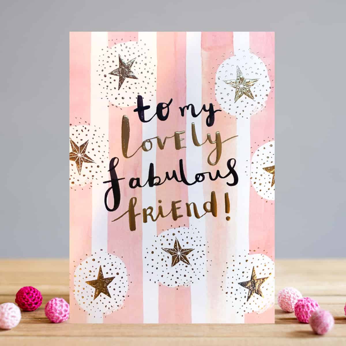 fabulous friend card by louise tiler