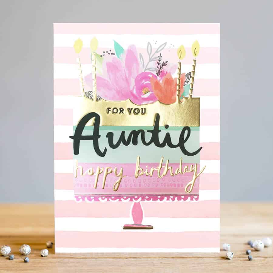 auntie card by louise tiler