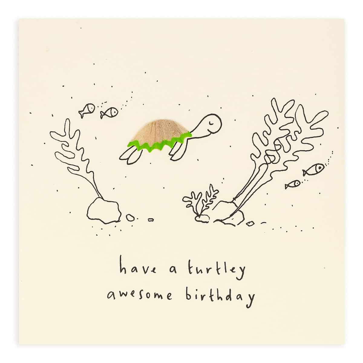 Birthday turtle card by ruth jackson