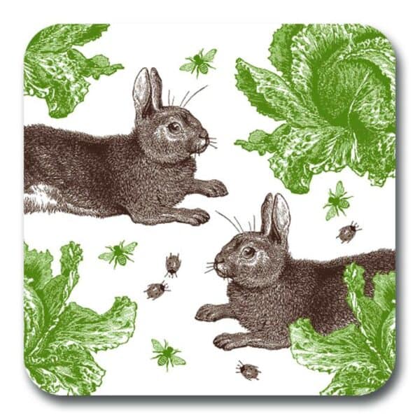 Rabbit & Cabbage potstand by Thornback & Peel