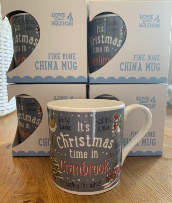 Its christmas time in cranbrook mug by love your nation
