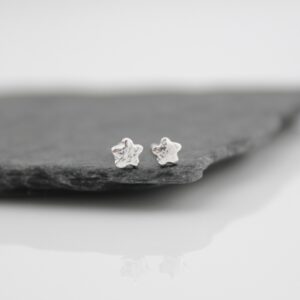Mini flower studs by lucy kemp jewellery
