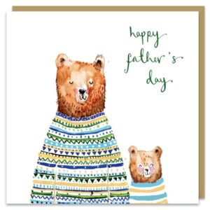 Bears fathers day card by louise mulgrew