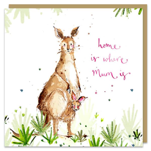 Home is where mum is kangaroos by louise mulgrew