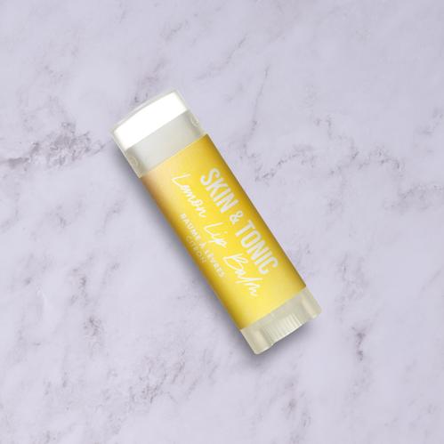 Lemon organic lip balm by skin & tonic