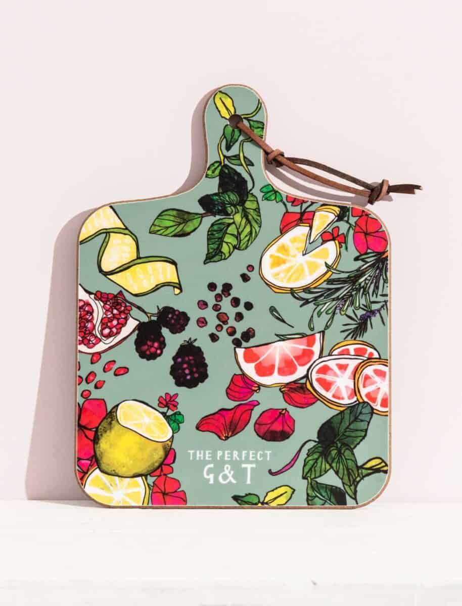 The perfect G&T kitchen board by Katie Cardew
