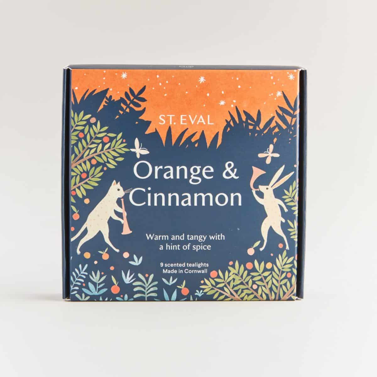 Orange & cinanmon tealights by st eval