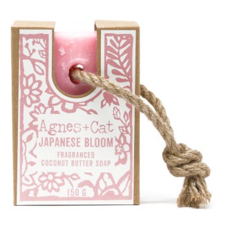 Japanese bloom soap on a rope by agnes + cat