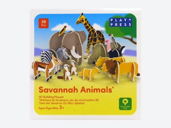 Savannah Animals Eco-Friendly Playset