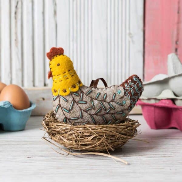 French hen craft kit by corinne lapierre