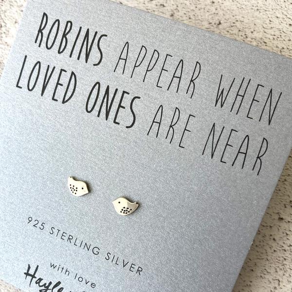Robin Sterling Silver Earrings by Hayley & Co