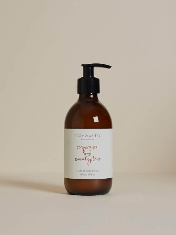 Cypress & Eucalyptus Hand & Body Lotion by Plum & Ashby