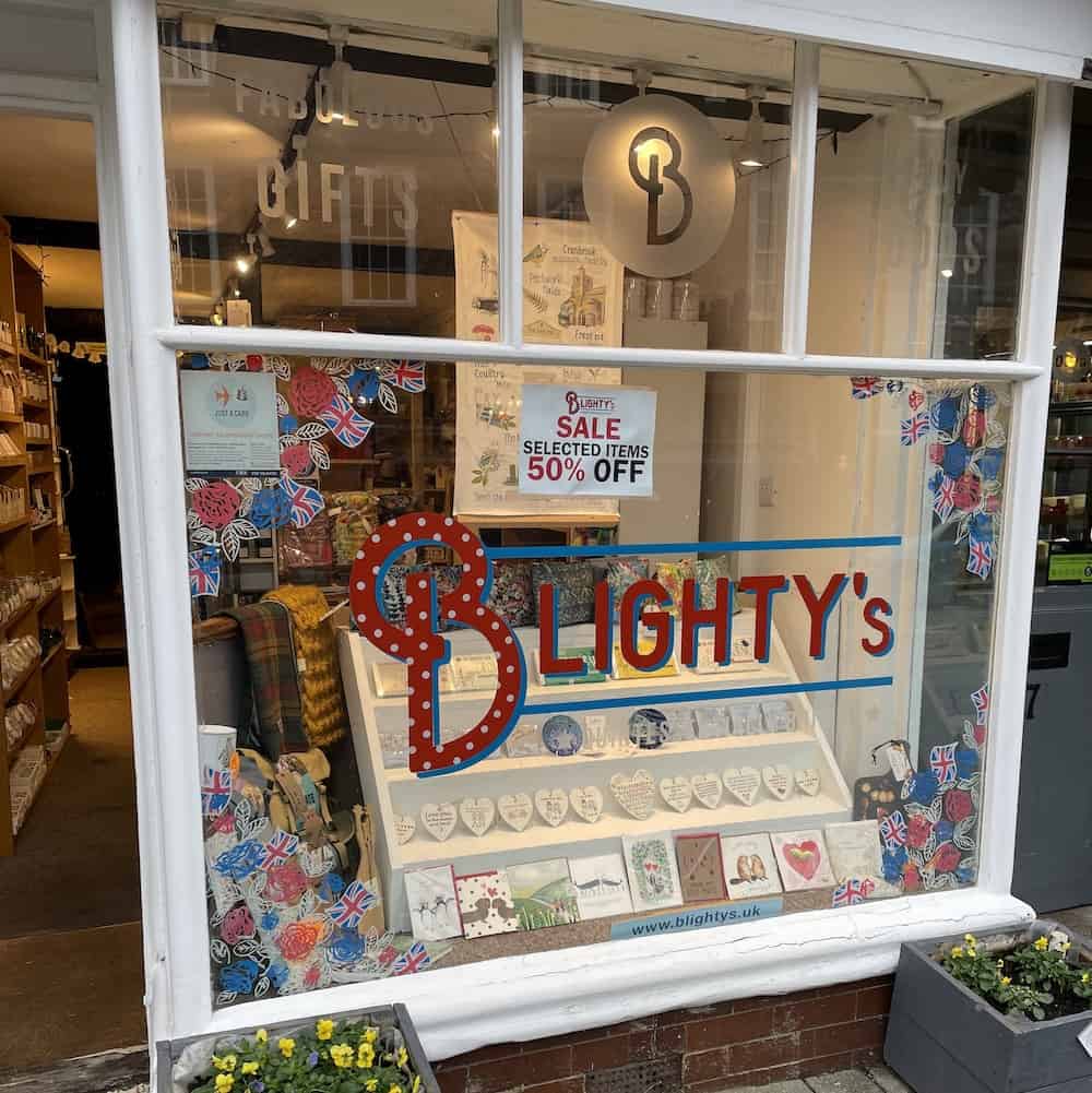 Blightys Shop Window