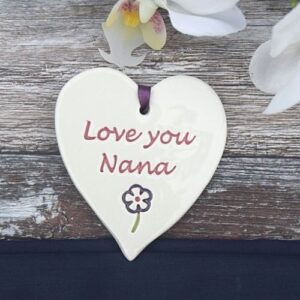 ceramic heart - broadlands pottery
