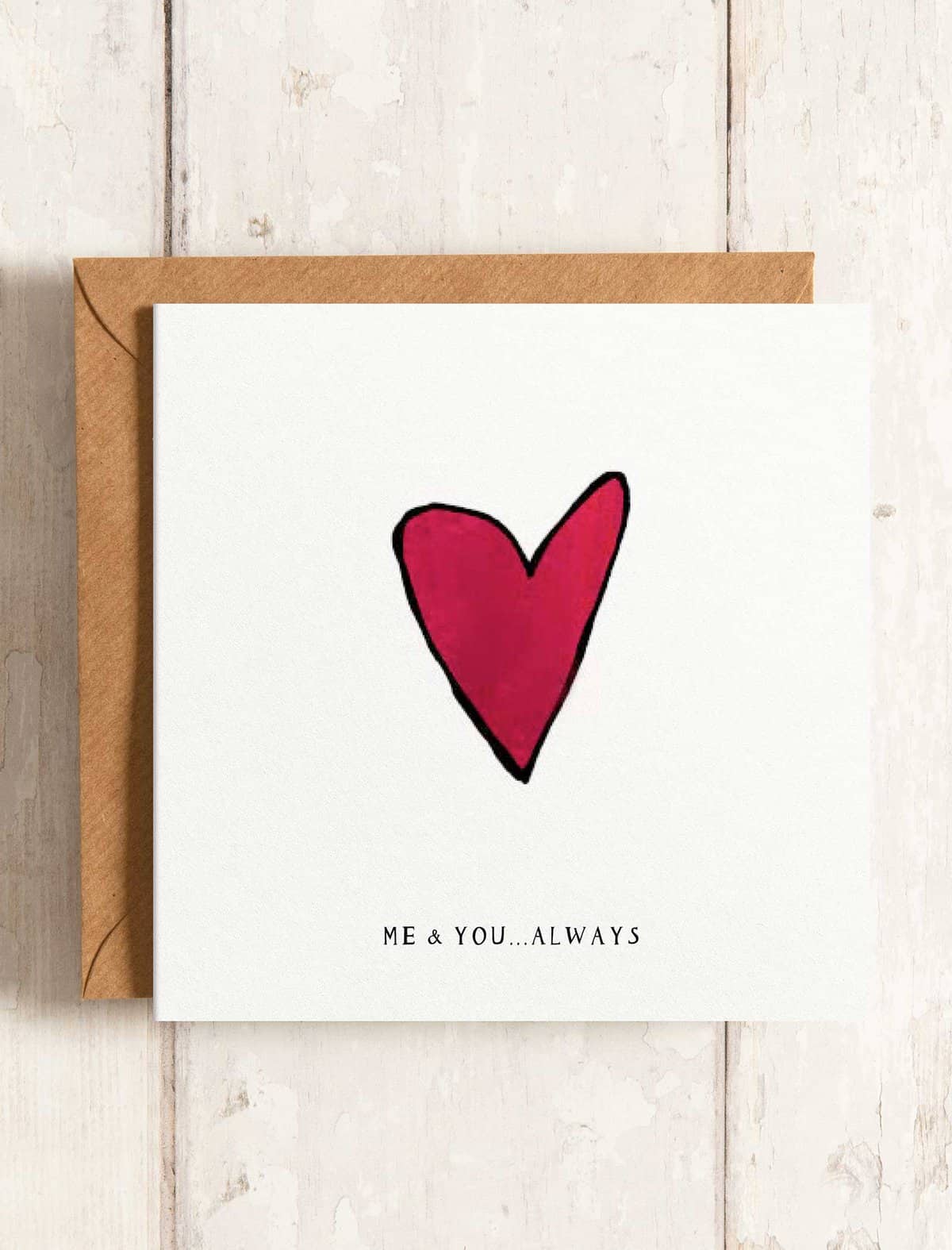 Love heart card by katie cardew