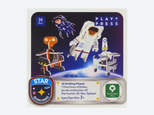 Astronaut & Robots Eco-Friendly Playset By Playpress