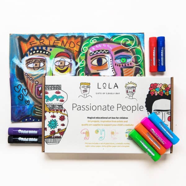 Passionate People Art Box By Lots of Lovely Art