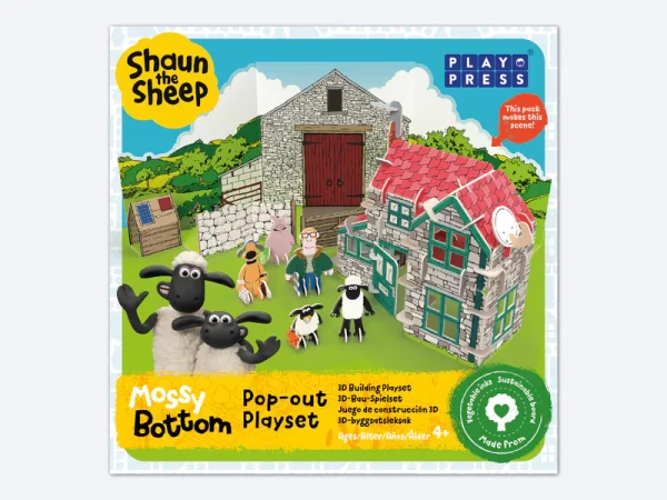 Shaun The Sheep Eco-Friendly Playset By Playpress