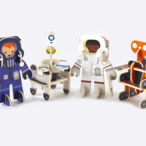 Astronaut & Robots Eco-Friendly Playset By Playpress