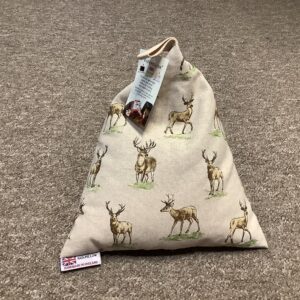 Country stag padi pillow by the wheat bag company