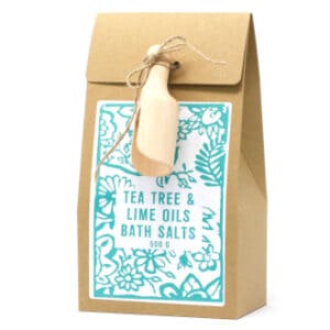 Tea tree and lime salts by agnes + cat