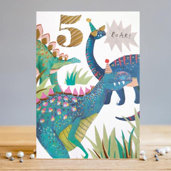 5th birthday dinosaurs by louise tiler