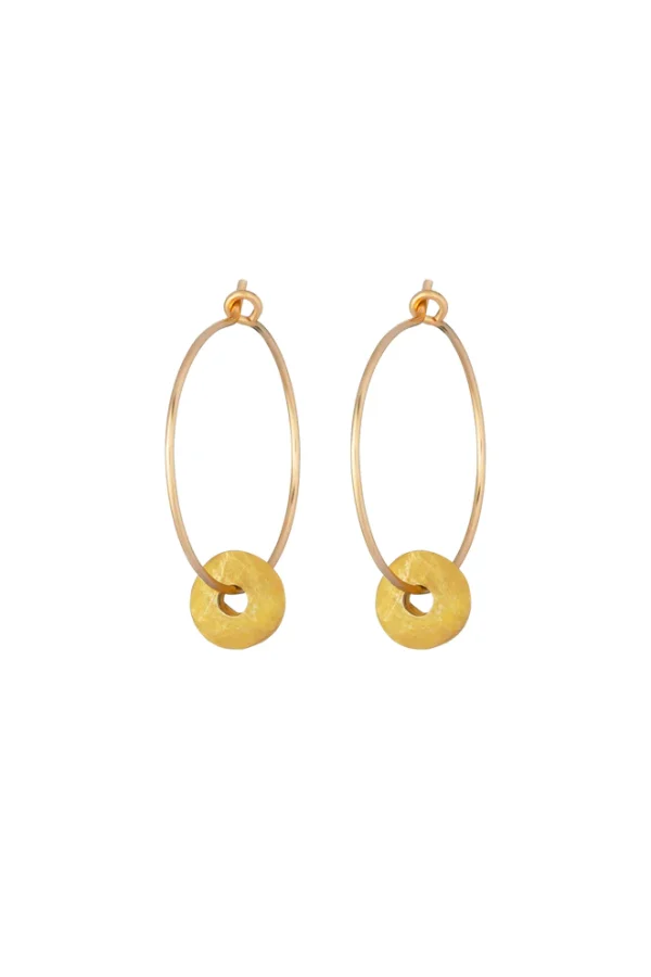 Gold telvon hoops by one & eight