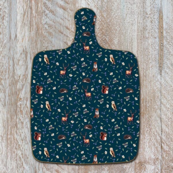 Woodland Creatures Large Choppin Board by Toasted Crumpet