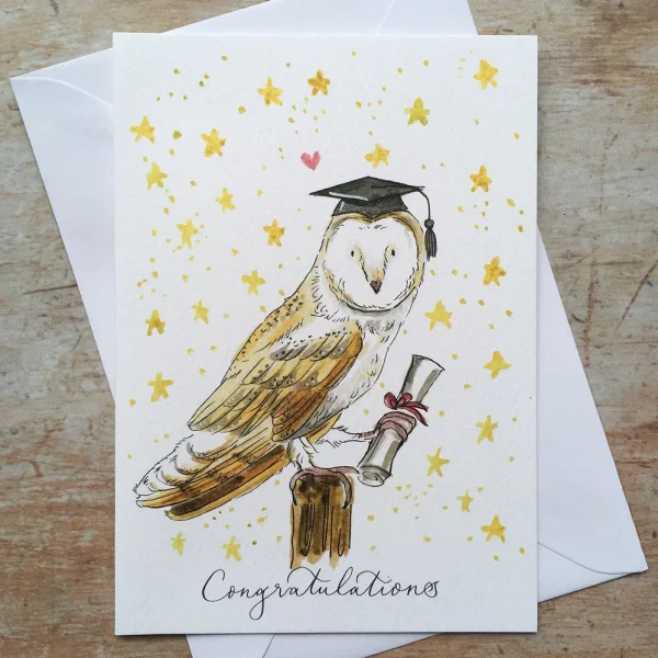 Congratulation owl by ellie hooi