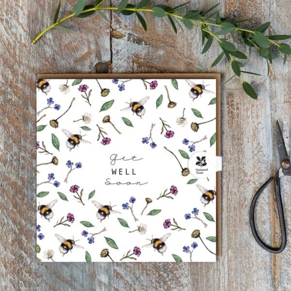 Get Well Soon (Bee Pure) Card by Toasted Crumpet
