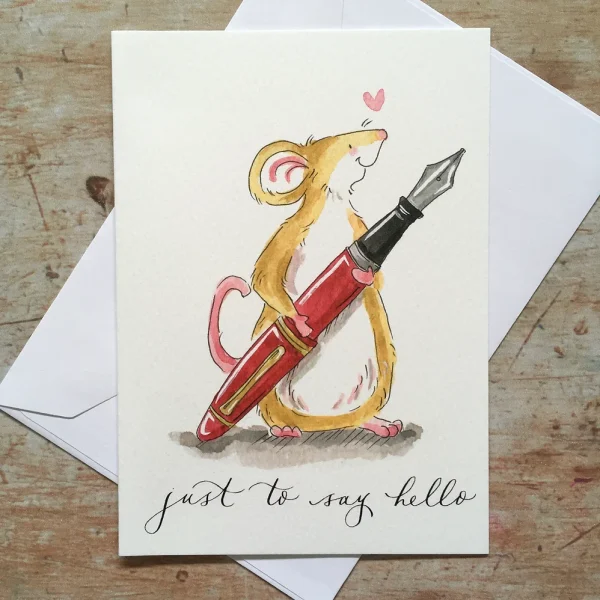 Pen mouse card by ellie hooi