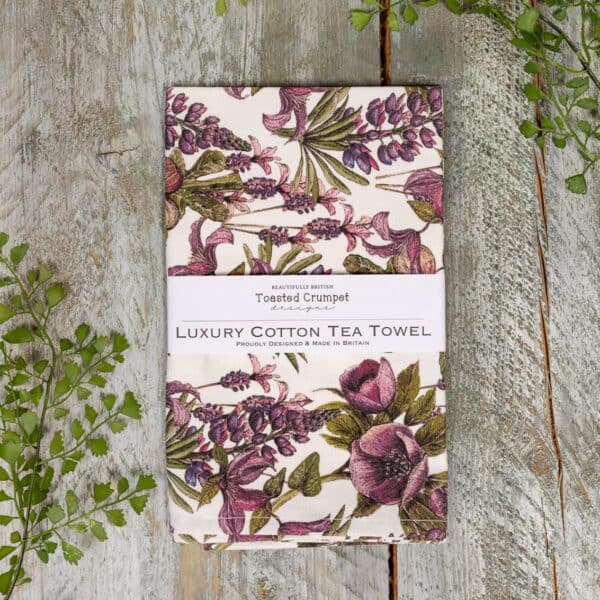 The Mulberry Collection Pure Tea Towel By Toasted Crumpet