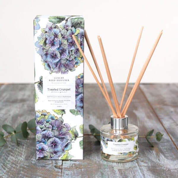 Earl Grey and Sweet Hydrangea Diffuser By Toasted Crumpet