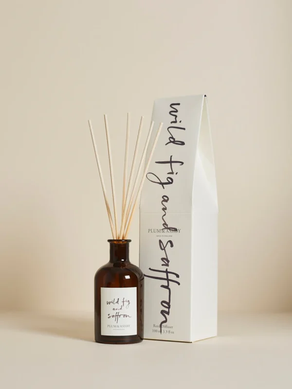 Wild Fig & Saffron Reed Diffuser by Plum & Ashby