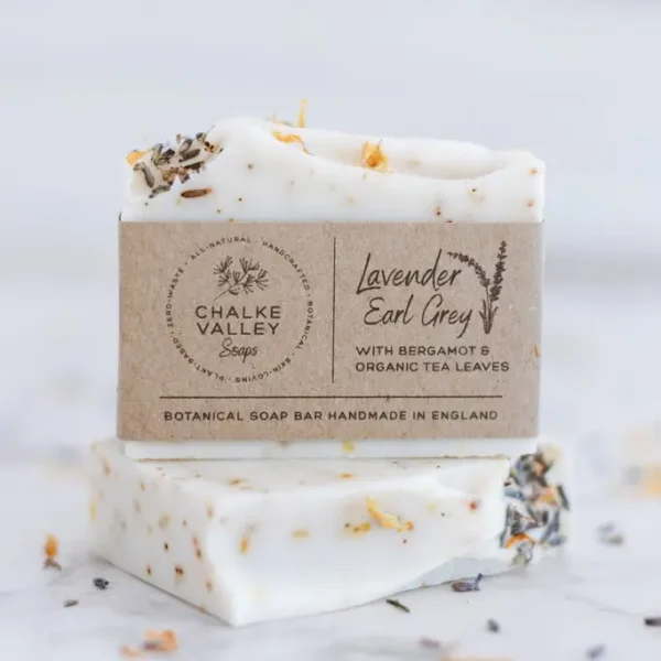 Lavender Earl Grey - Natural Handmade Soap Bar By Chalke Valley Soaps