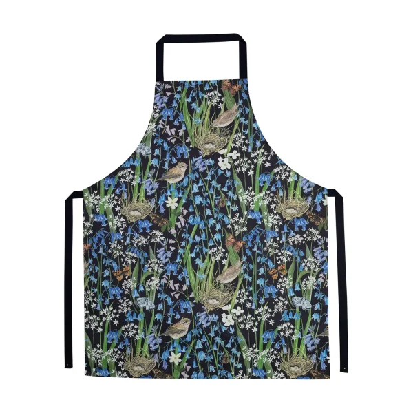 Nest and Bluebell Apron by Particle Press