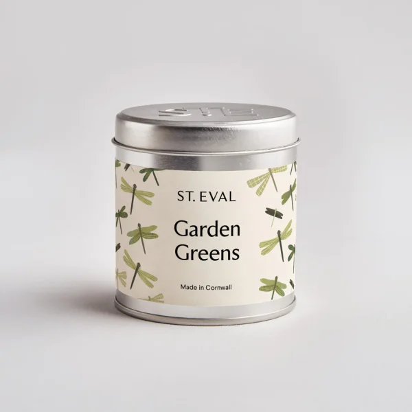 Garden Greens Natures Garden Scented Candle Tin by ST Eval