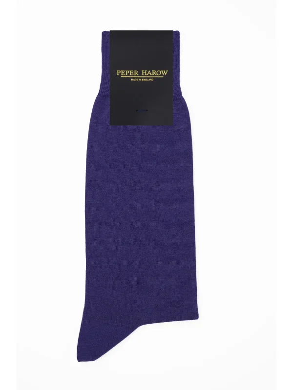 Classic Purple Socks by Peper Harow