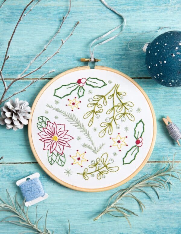 Winter Walk Embroidery Kit by Hawthorn Handmade